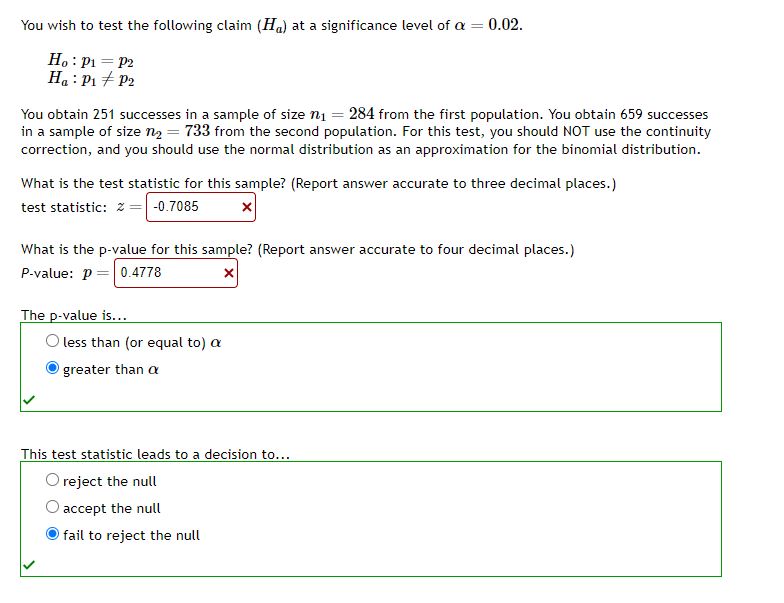 Solved You Wish To Test The Following Claim (Ha ) At A | Chegg.com