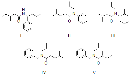 Solved Which Of The Following Structures Is N Benzyl N P Chegg Com