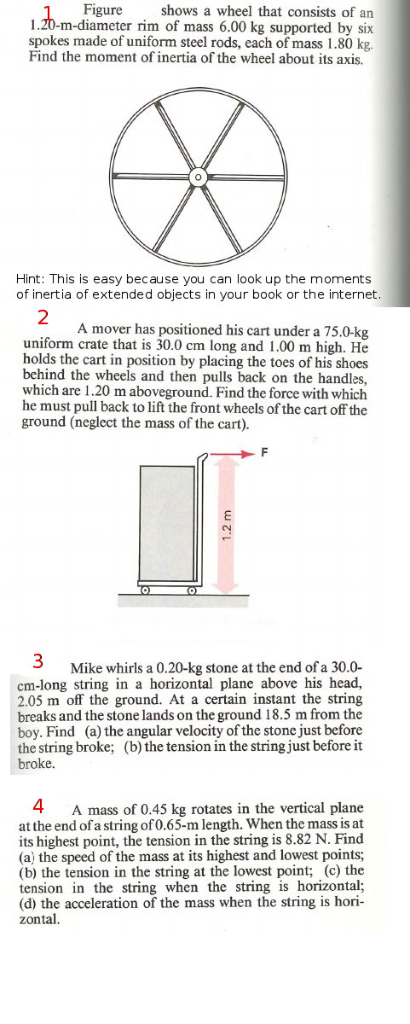Solved Figure shows a wheel that consists of an | Chegg.com