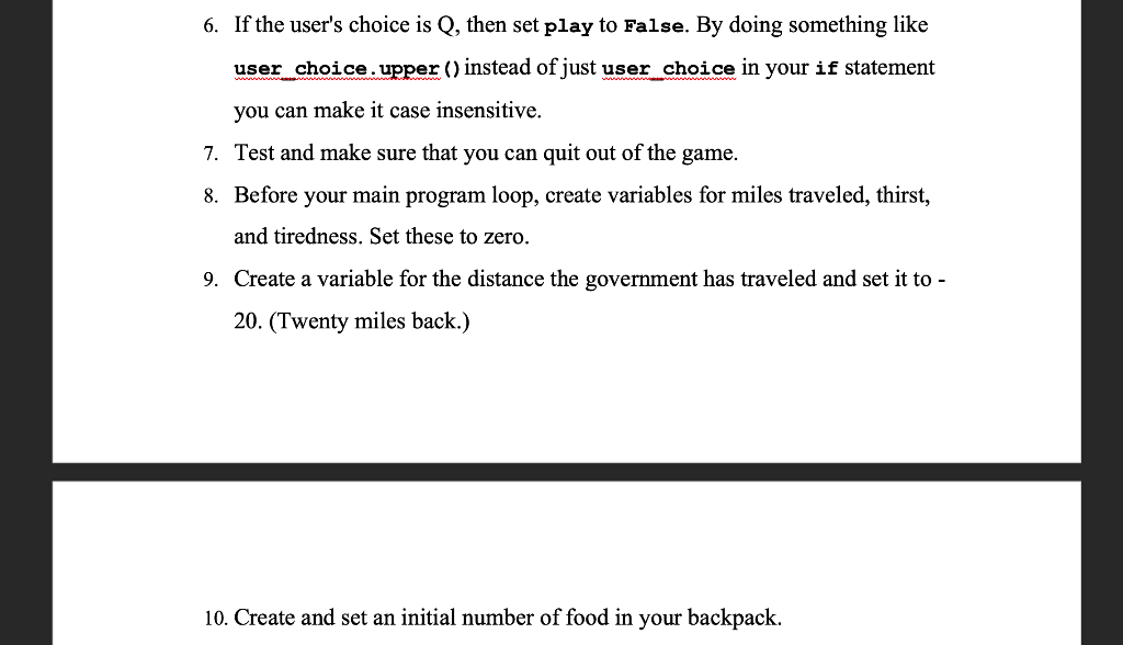 Solved 1. Create a new program and print the instructions to | Chegg.com