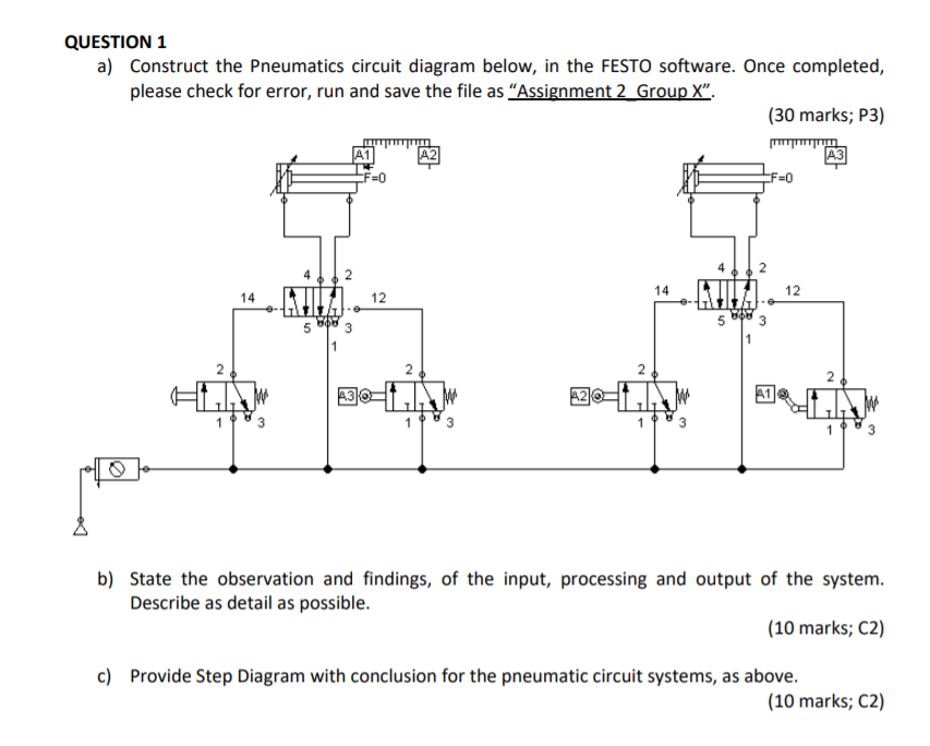 Pneumatic Circuit Diagram Creation Program - Circuit Diagram