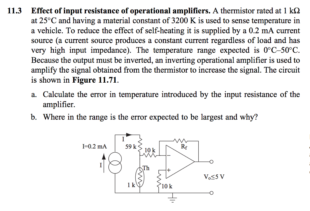 Solved .3 Effect of input resistance of operational