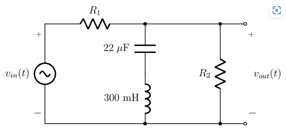 Solved Calculate the magnitude of voltage gain ∣Vout /Vin∣ | Chegg.com