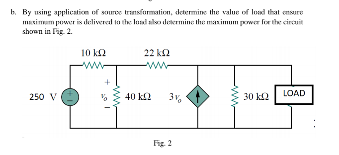 Solved B. By Using Application Of Source Transformation, | Chegg.com