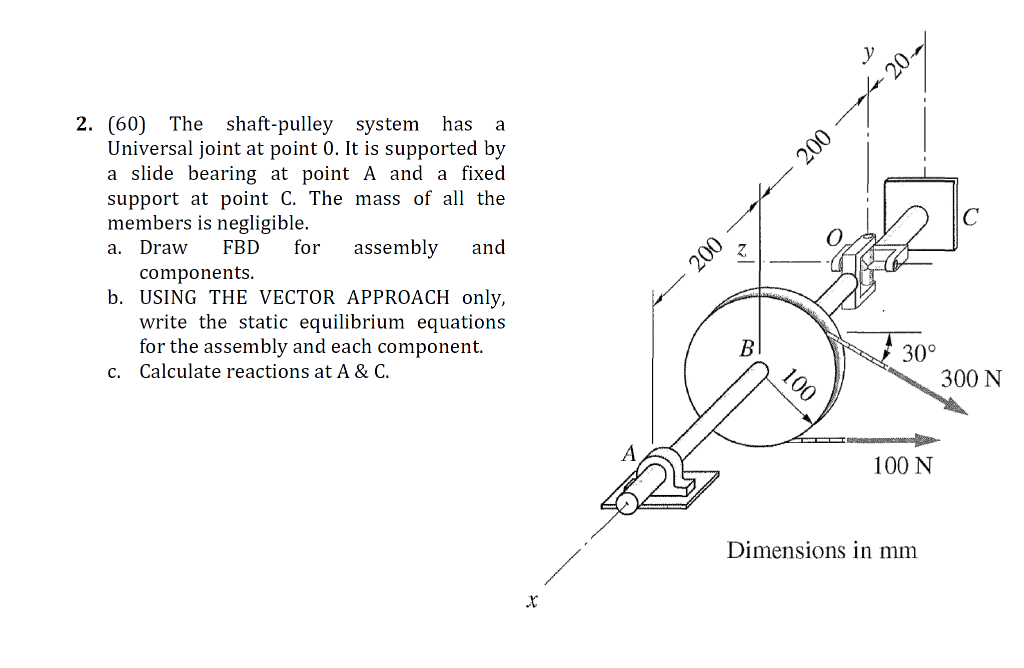 universal joint dimensions