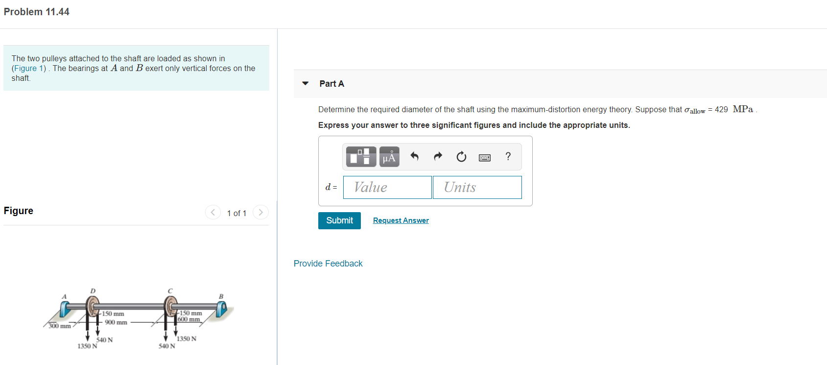 Solved Problem 11.44 (Figure pullines attached to The two | Chegg.com