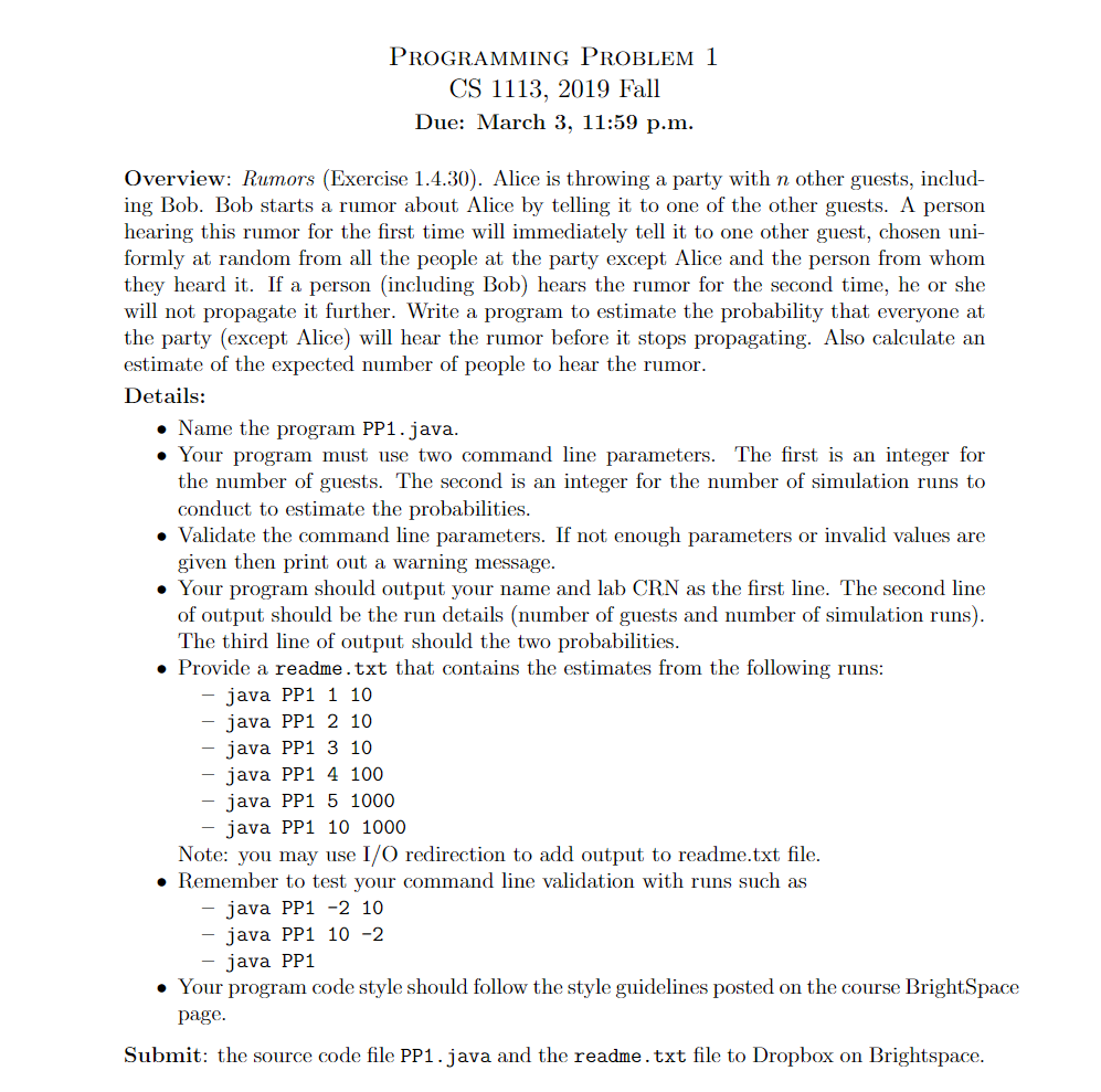 cs uy 1113 problem solving and programming i