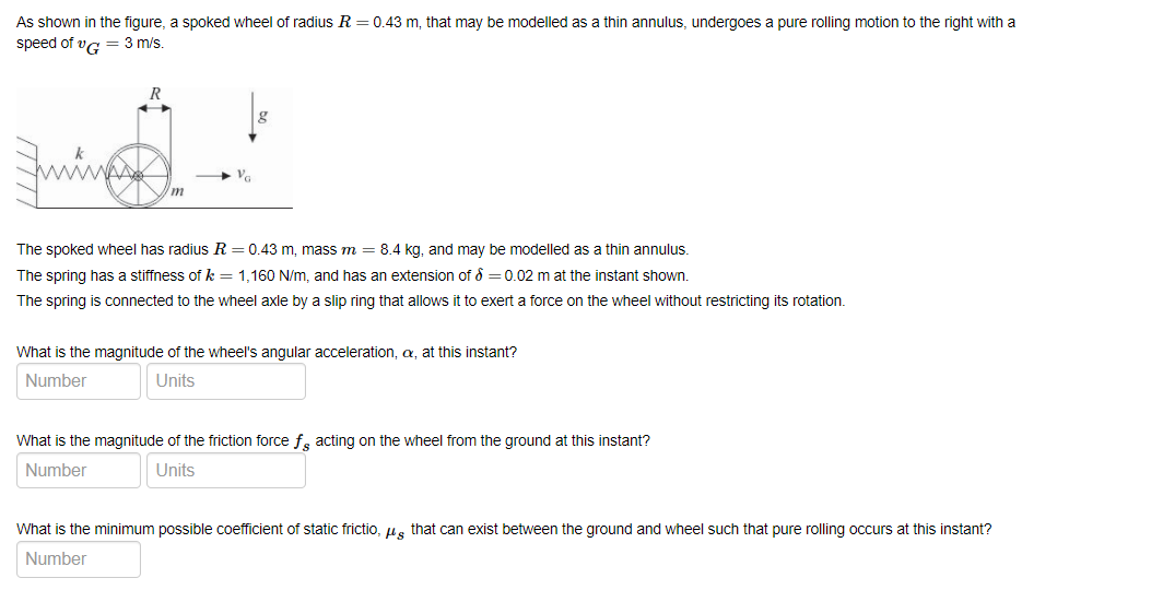 Solved As shown in the figure, a spoked wheel of radius | Chegg.com