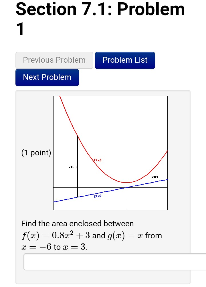 Solved Section 7.1: Problem Previous Problem Problem List | Chegg.com