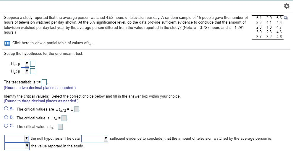 Solved Suppose a study reported that the average person | Chegg.com