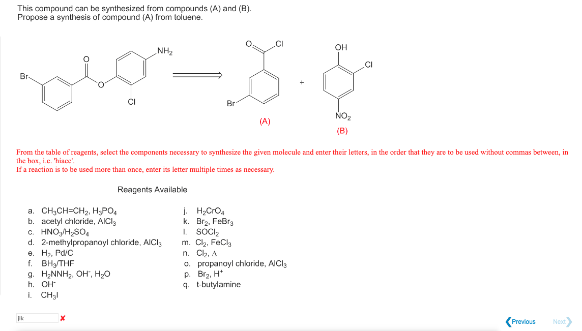 solved-from-the-table-of-reagents-select-the-components-chegg