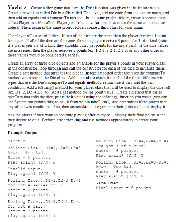 Solved I am having a bit of trouble getting this Java | Chegg.com