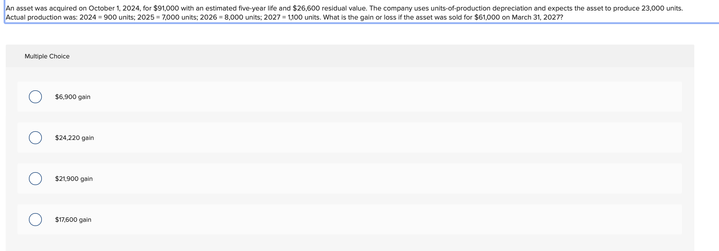 Solved Ictual Production Was 2024 900 Units 2025 7 000 Chegg Com   PhpOQ6YfZ