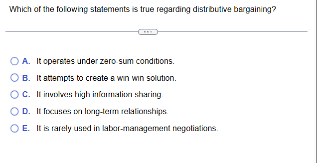 Solved Which of the following statements is true regarding | Chegg.com