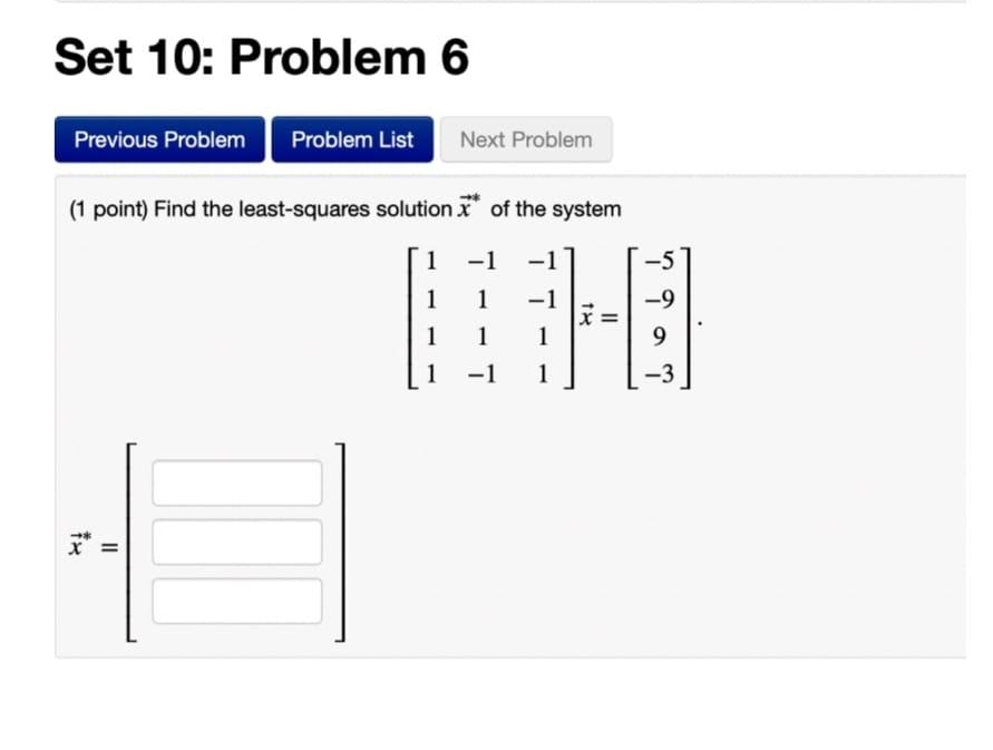 Solved Set 10: Problem 6 Previous Problem Problem List Next | Chegg.com