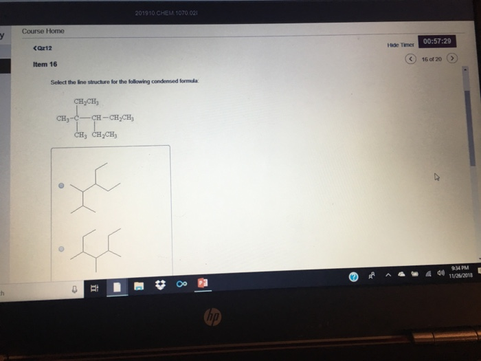 Solved 201910 CHEM 1070.02 Course Home | Chegg.com