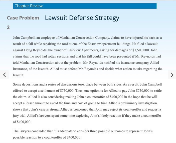 lawsuit defense strategy case study