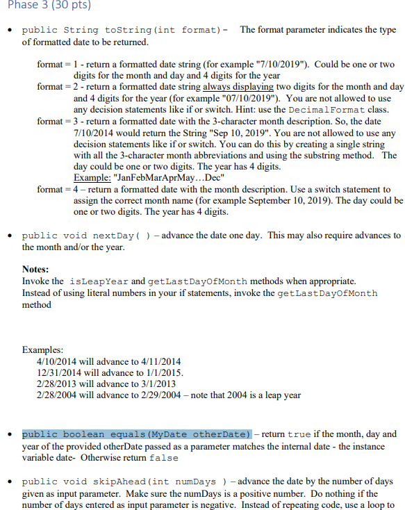 Solved I'm in Java Programming II doing a project and need | Chegg.com