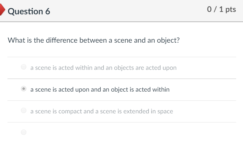 Solved Question 6 0/1 pts What is the difference between a | Chegg.com