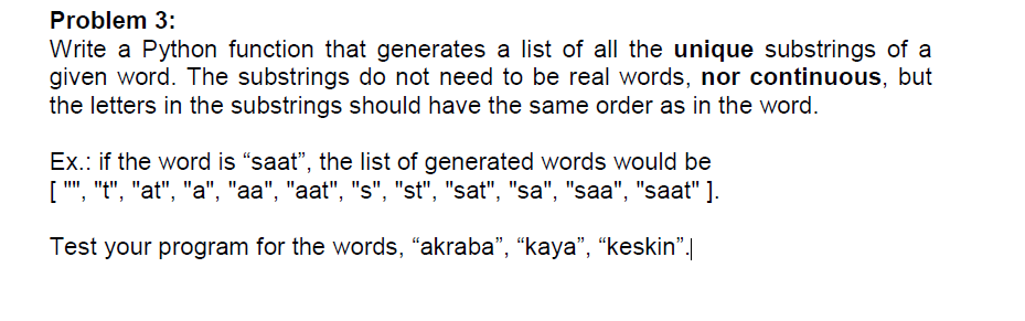Solved Homework should contain: 1. The description of the | Chegg.com