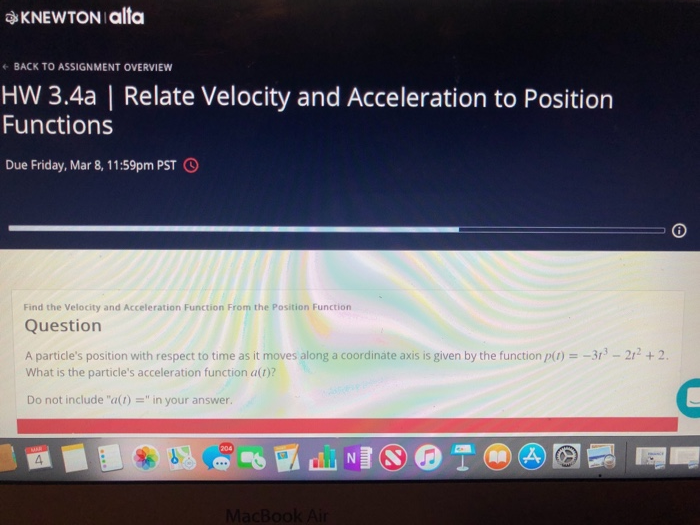 Solved KNEWTON Alta +BACK TO ASSIGNMENT OVERVIEW HW 3.4a | | Chegg.com