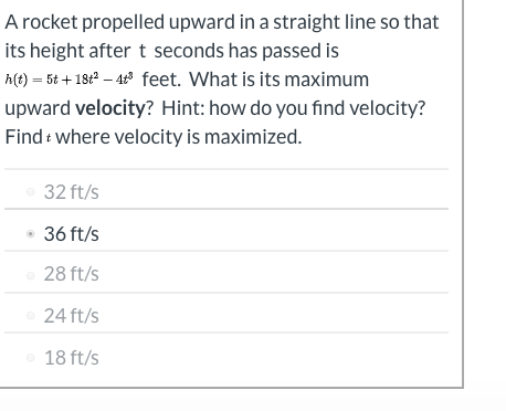 Solved A Rocket Propelled Upward In A Straight Line So That | Chegg.com