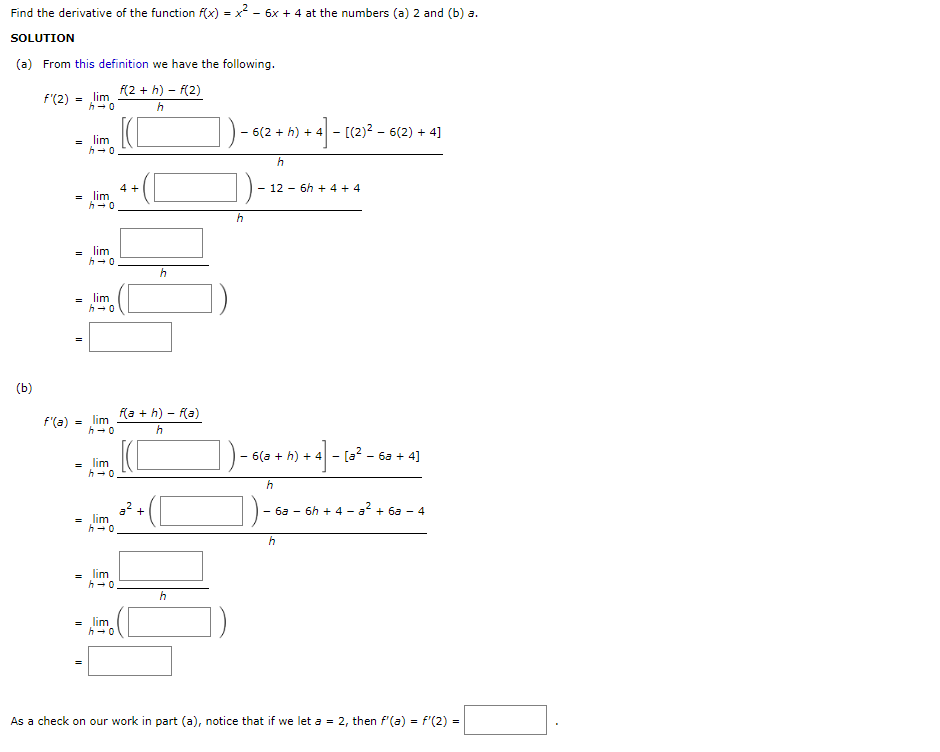 Solved find the derivative of the function f x x2 6x 4 at chegg