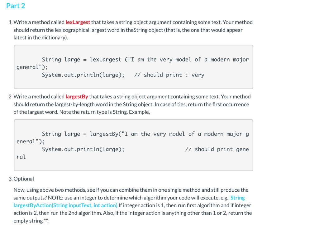 Solved Please use Java Language Please code the following, | Chegg.com
