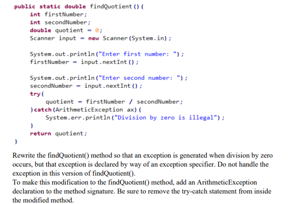 Consider the following code for the method called | Chegg.com