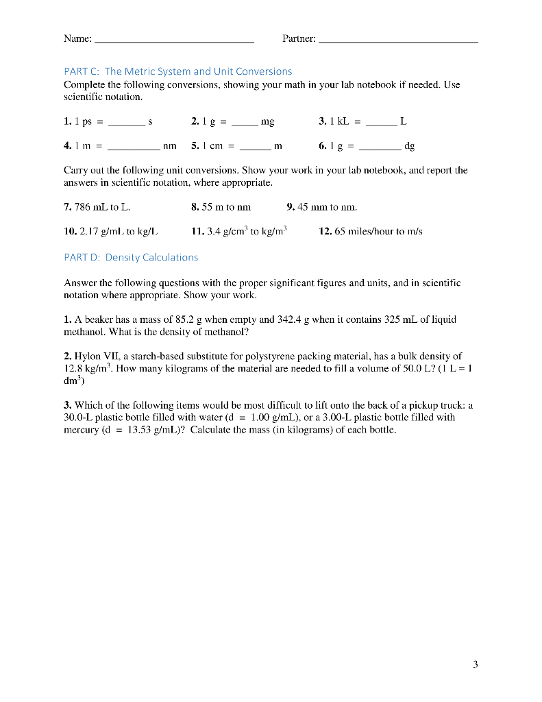 Solved General Instructions: - Show your work in your lab | Chegg.com