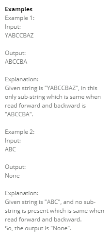 Solved Write an algorithm to find the substring from the | Chegg.com