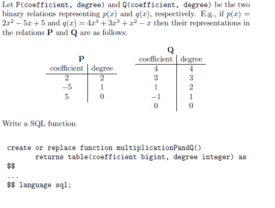 Let P Coefficient Degree And Q Coefficient Degree Chegg Com