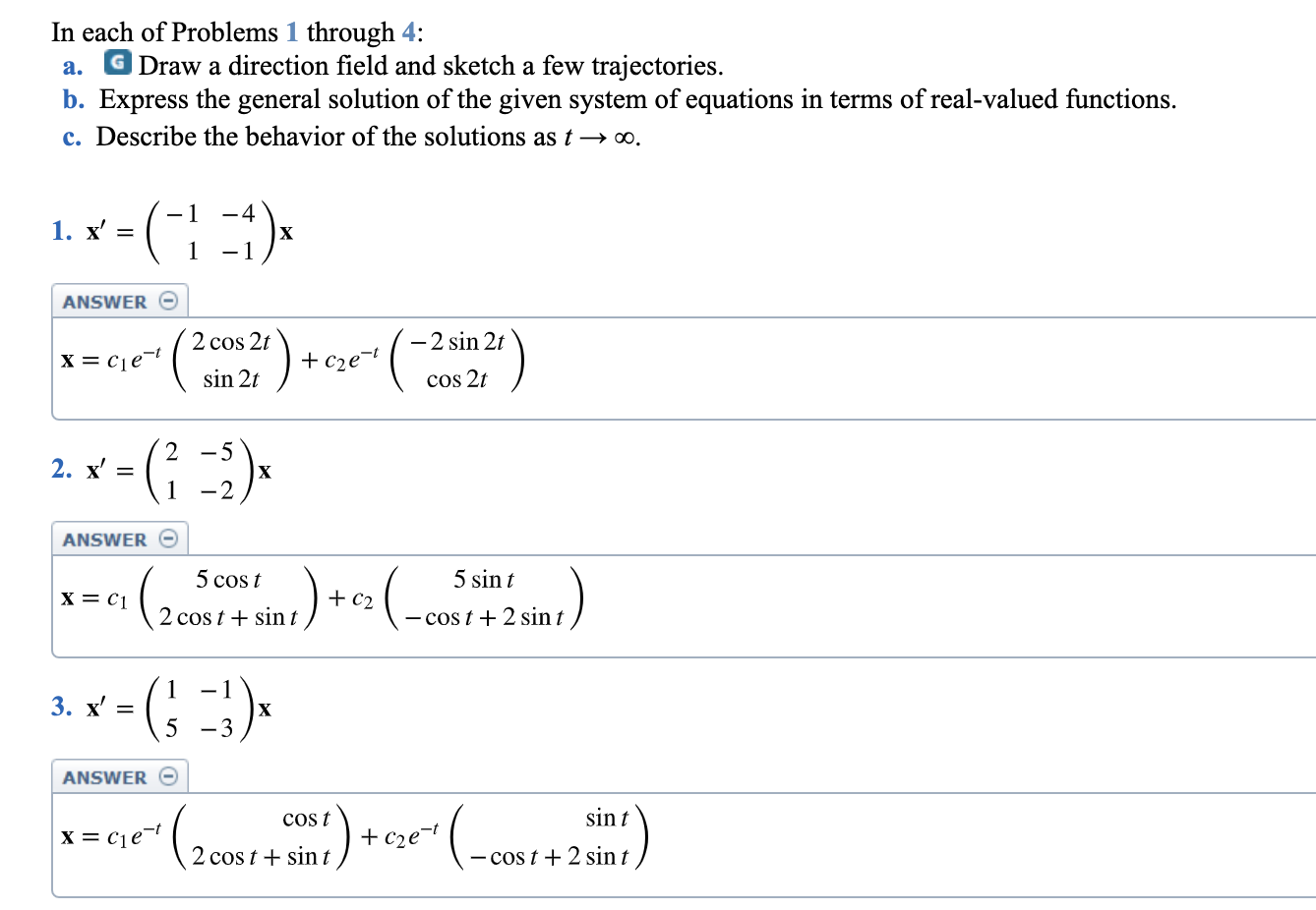 Solved In Each Of Problems 1 Through 4 A G Draw A Direc Chegg Com