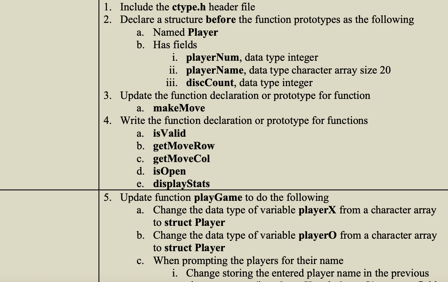 Solved 2. Declare A Structure Before The Function Prototypes | Chegg.com