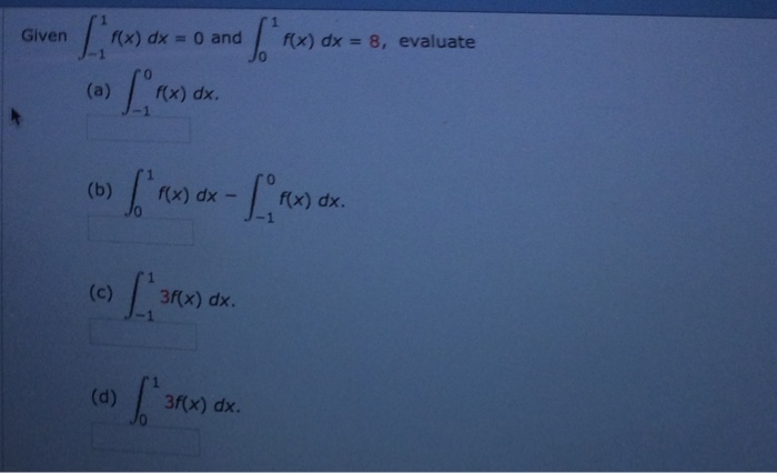 integral of x from 0 to 1