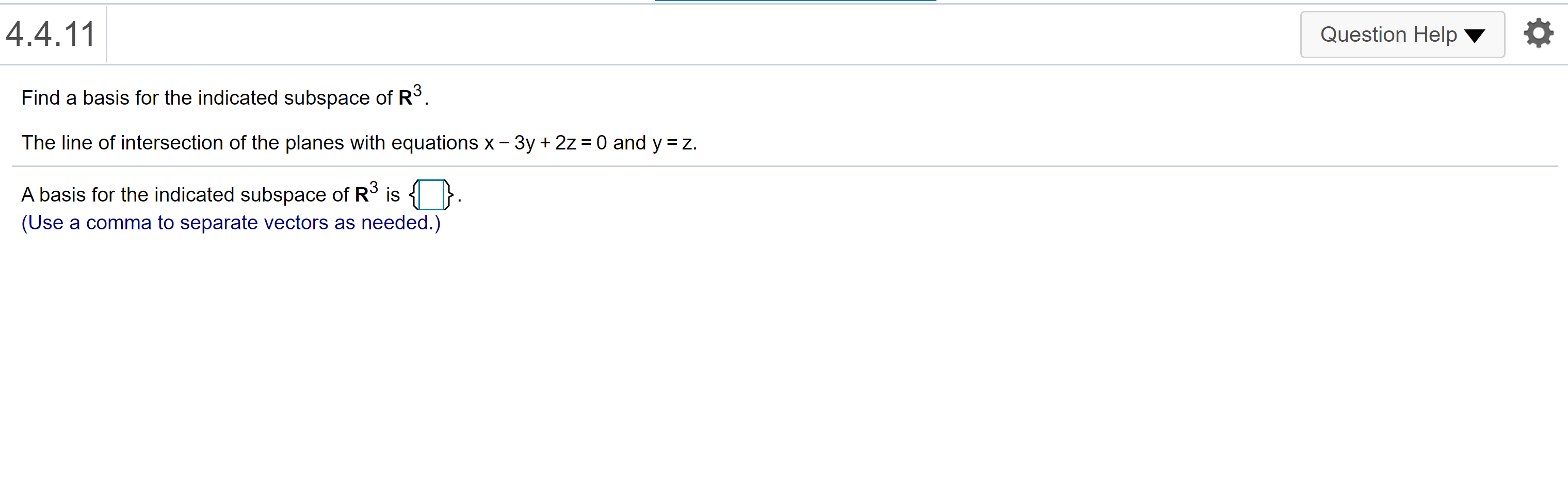 Solved 4.4.11 Question Help Find a basis for the indicated | Chegg.com