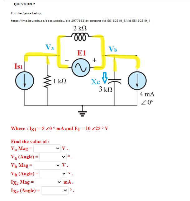 Solved QUESTION 6 For The Figure Below: | Chegg.com