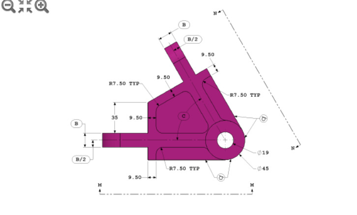 Solved For 15 points: Build this part in SOLIDWORKS. (Save
