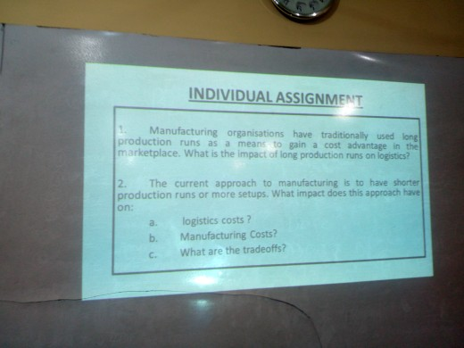 INDIVIDUAL assignment manufacturing organisations have traditionally used long! production runs as a means to gain a cost adv