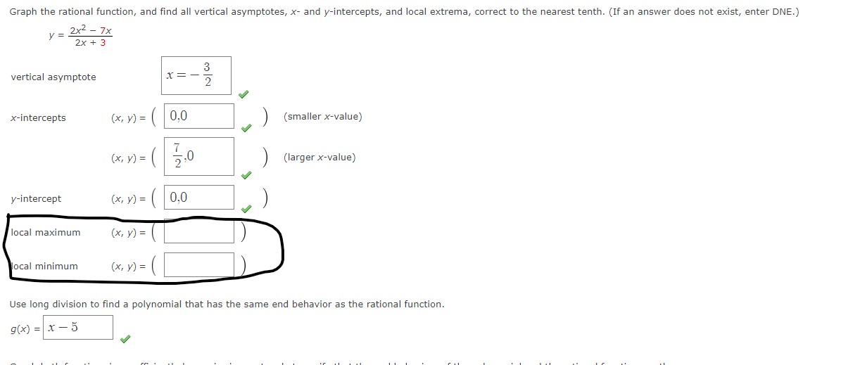 Solved Graph the rational function, and find all vertical | Chegg.com