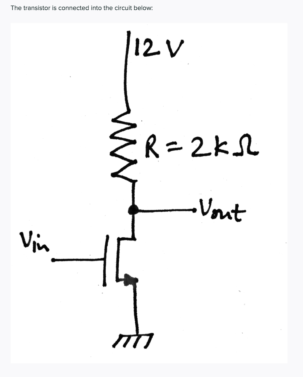 Solved Consider the NMOS transistor with the following | Chegg.com
