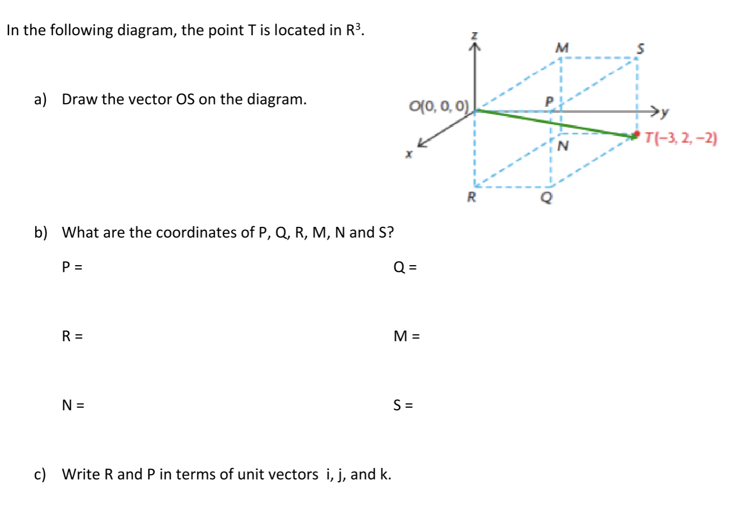 Solved In the following diagram, the point T is located in | Chegg.com