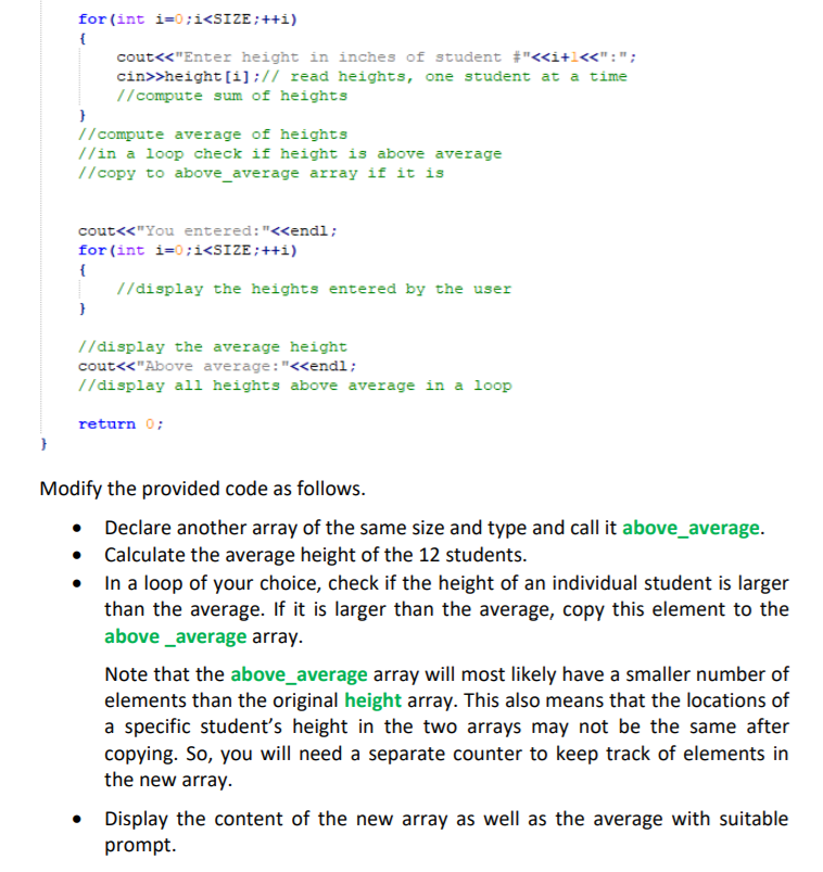 Solved 1. Arrays An array is basically of collection of | Chegg.com