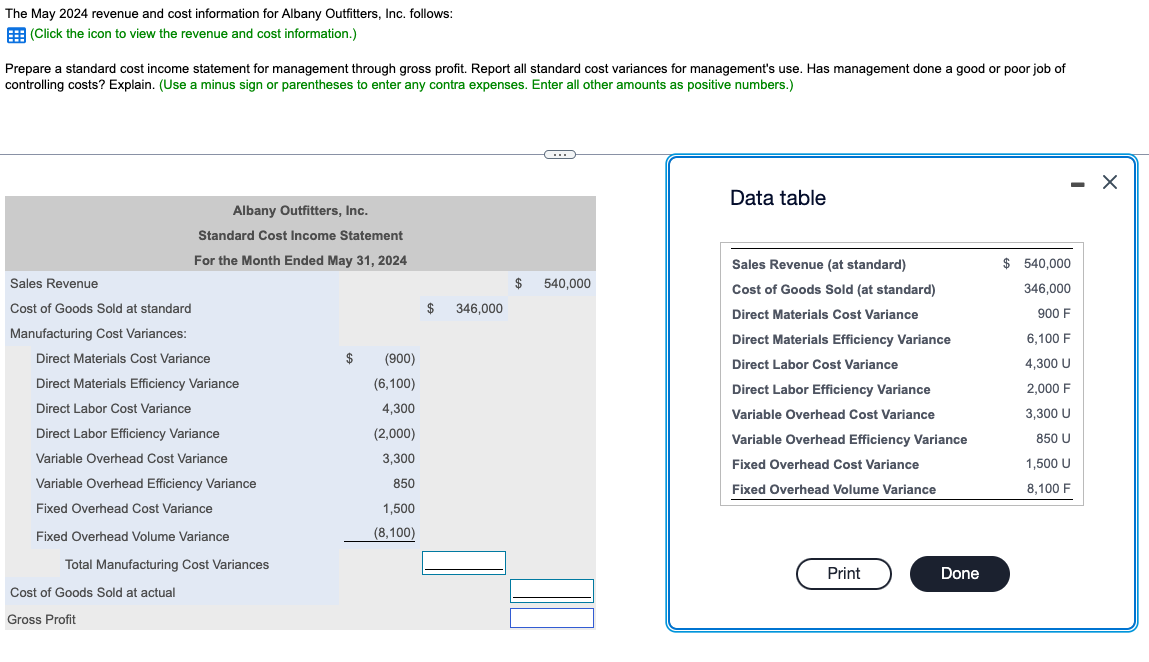 The May 2024 Revenue And Cost Information For Albany Chegg Com   Php78M0m1