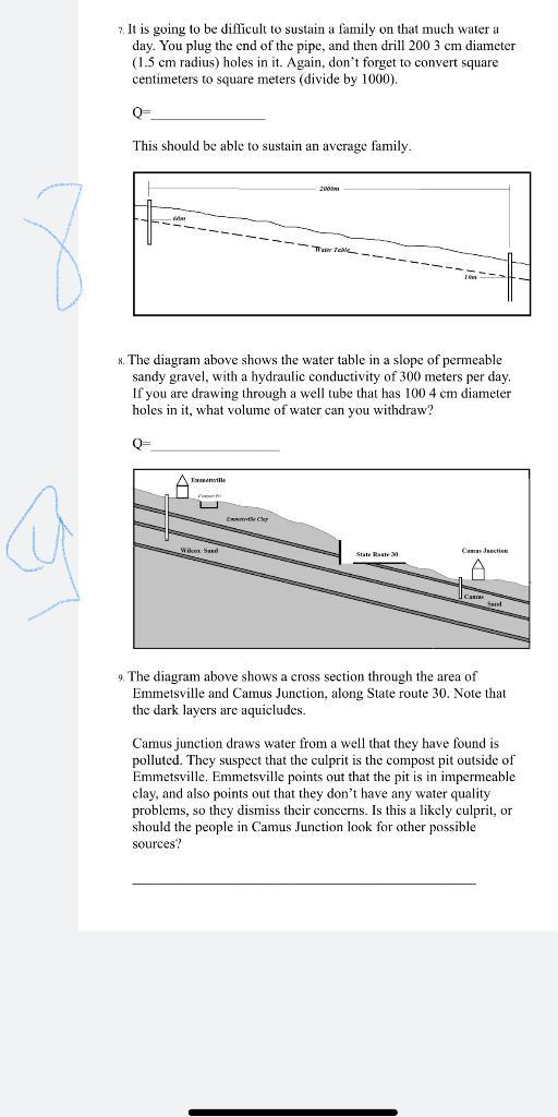 Solved 9. The diagram above shows a cross section through | Chegg.com