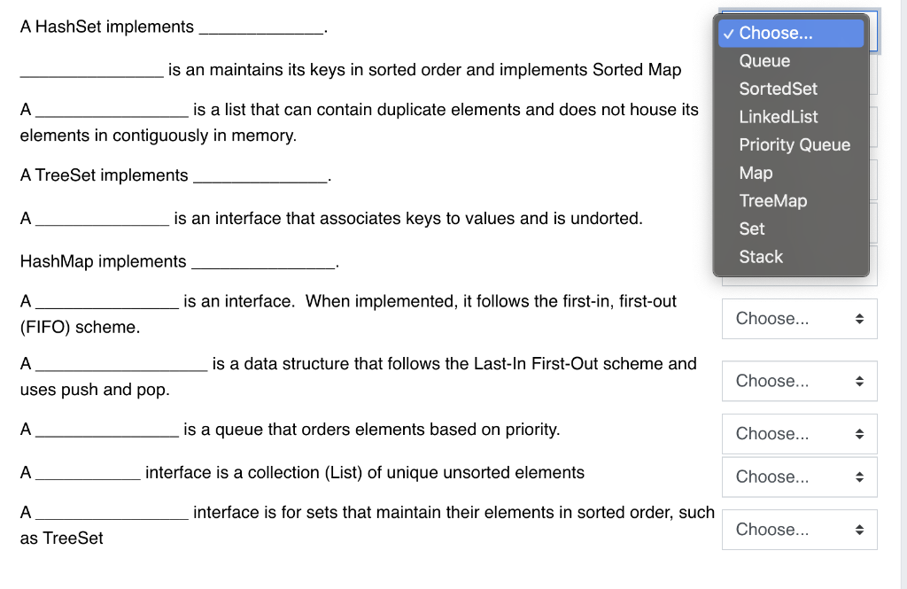 Solved A HashSet Implements Is An Maintains Its Keys In Chegg Com   PhpDUJpA2