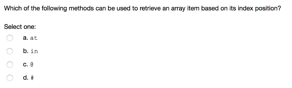 Solved Which of the following methods can be used to | Chegg.com
