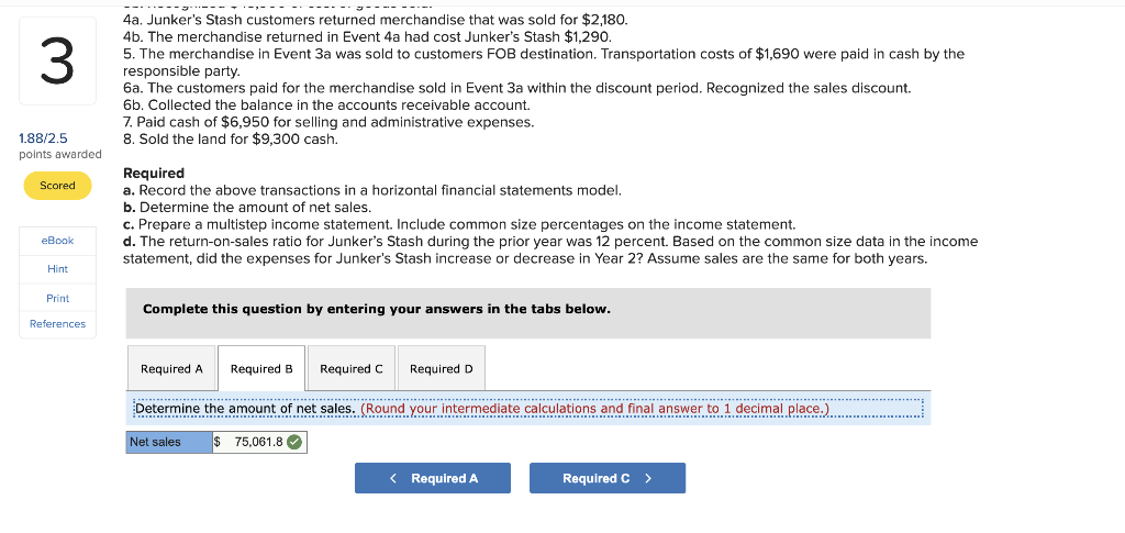 Solved Chapter 4 Homework Assignment i Submitted 13.47/15 | Chegg.com