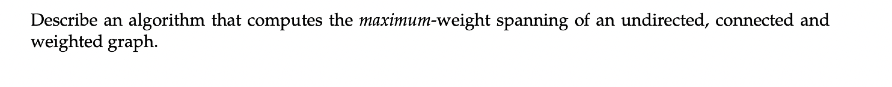 Solved Describe an algorithm that computes the | Chegg.com