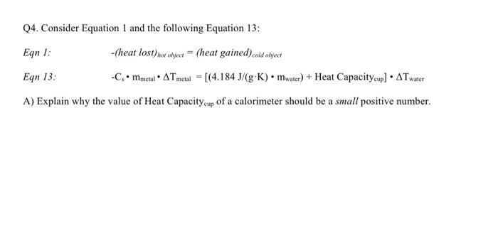Solved Consider Equation 1 and the following Equation 13: | Chegg.com